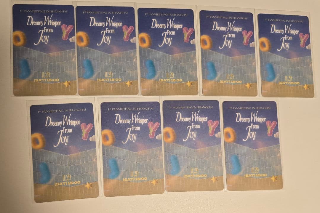 red velvet ジョイ 中華 ファンミーティング トレカセット