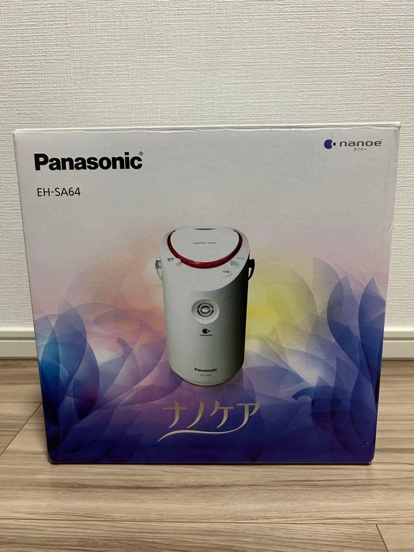 【新品未使用】Panasonic スチーマー　ナノケア　EH-SA64-P