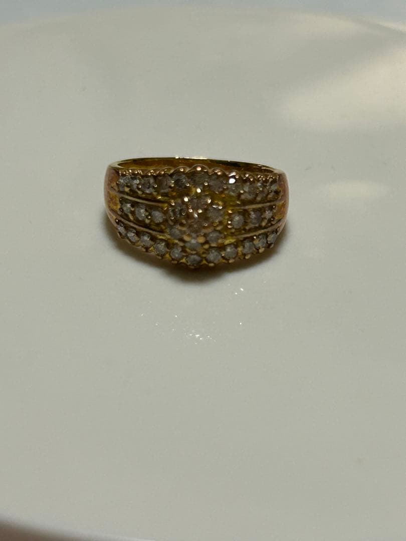 １８金デザインリング