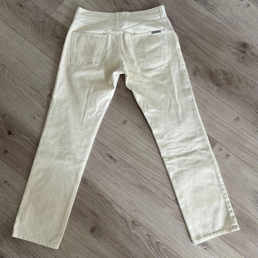 Dolce & Gabbana イタリア製 ストレートデニム ホワイト　46