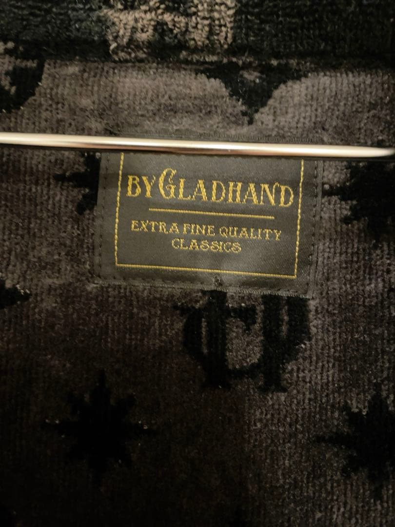 バイグラッドハンド スモーキングジャケット シルバー925 ボタン　美品 M