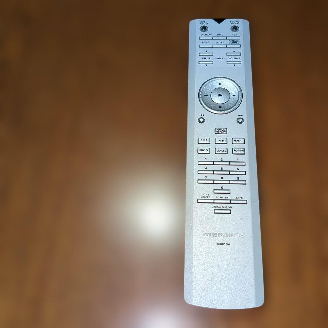 【動作確認済】marantz マランツ CDプレーヤー用リモコンRC001SA