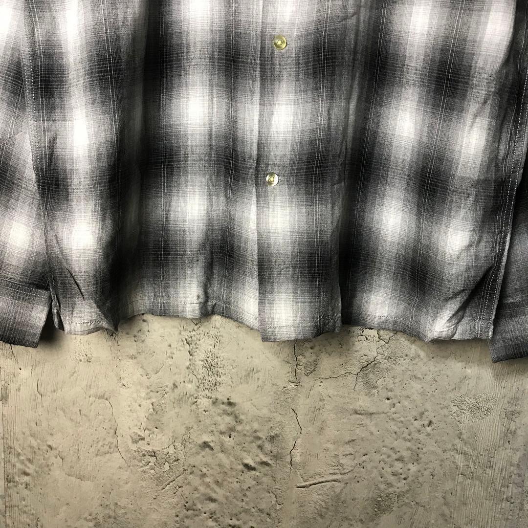 di55古着　タウンクラフト　オンブレ　レーヨンシャツ　復刻　タグ付き