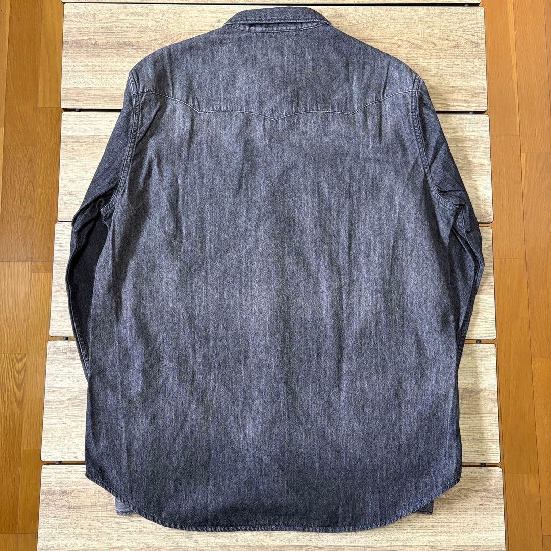 デニム&サプライ ラルフローレン デニムシャツ ブラック 新品 タグ付 L 希少