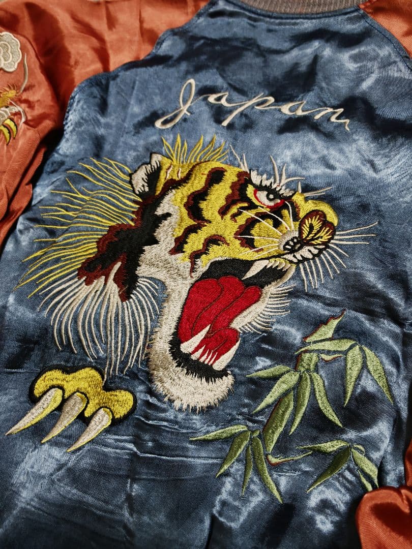 Back Street Crawler ２面用 虎日本限定 スカジャン レーヨン