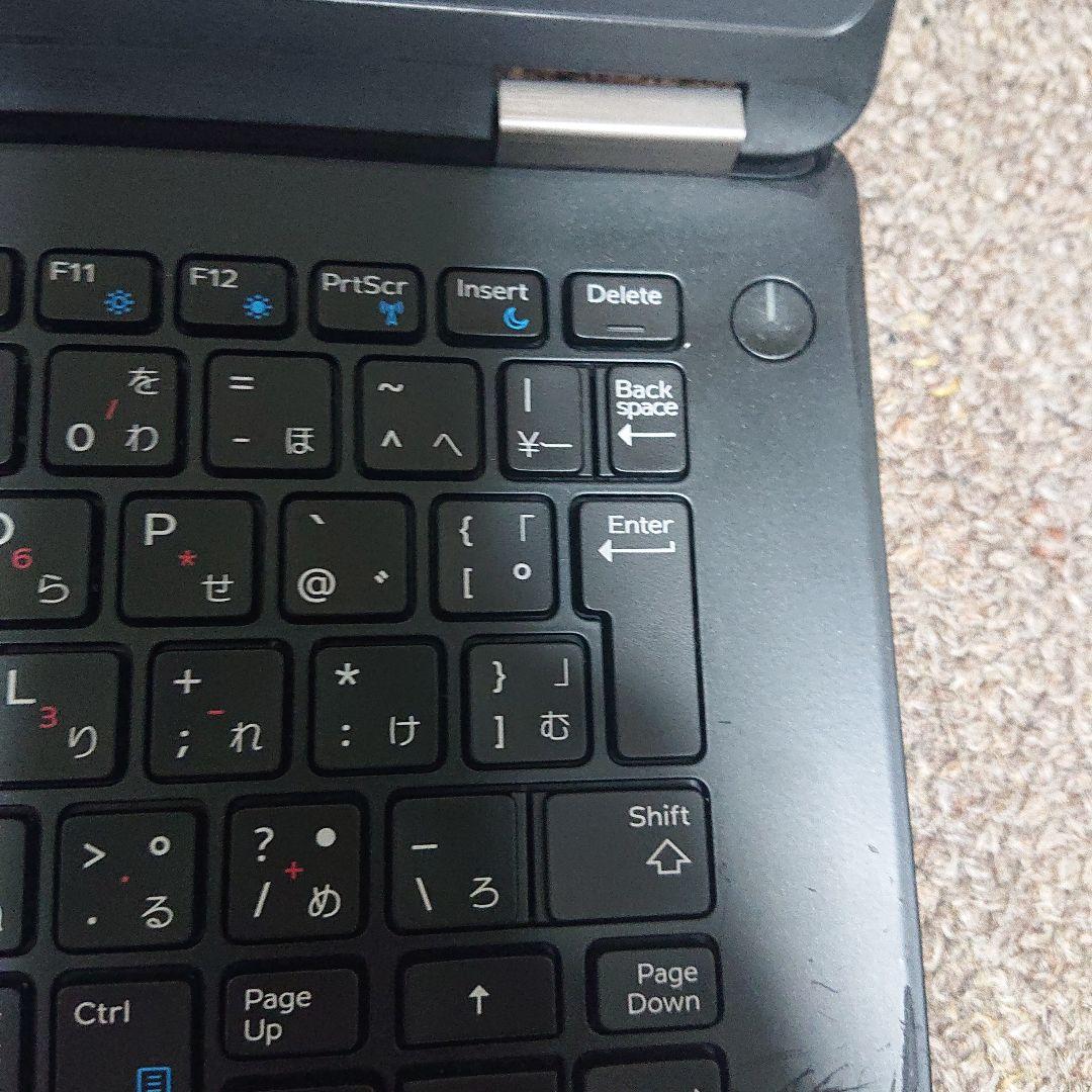 ノートPC 8GBメモリ 128GB SSD ウェブカメラ DELL E7270