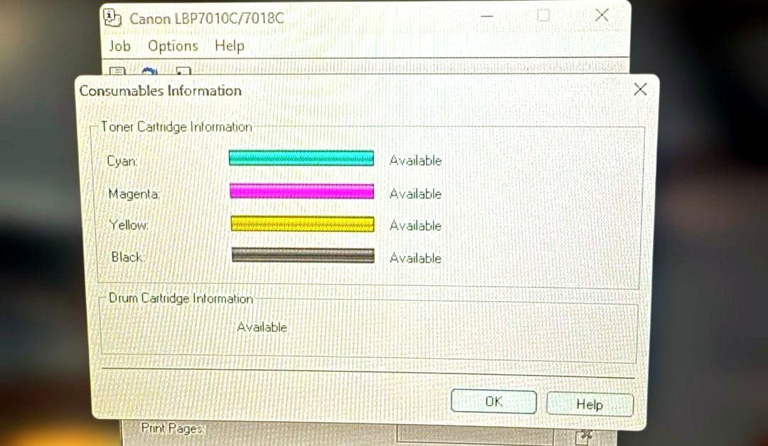 Canon LBP7010C レーザープリンター