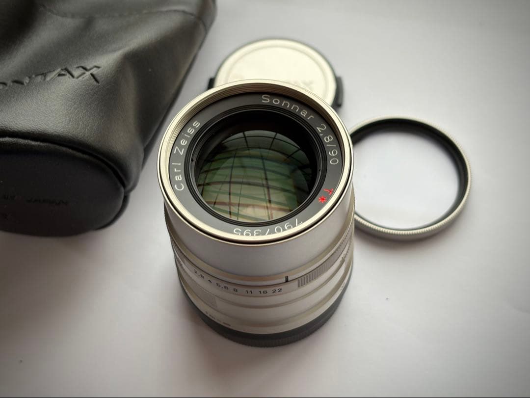【極上】 Carl Zeiss T* Sonnar 2.8/90 単焦点レンズ