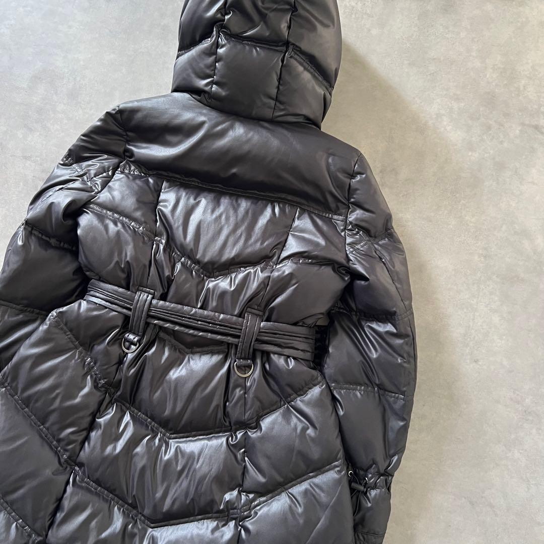 【美品】 BURBERRY バーバリー ノバチェック ダウン コート ブラック