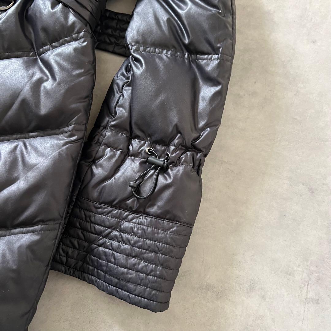 【美品】 BURBERRY バーバリー ノバチェック ダウン コート ブラック