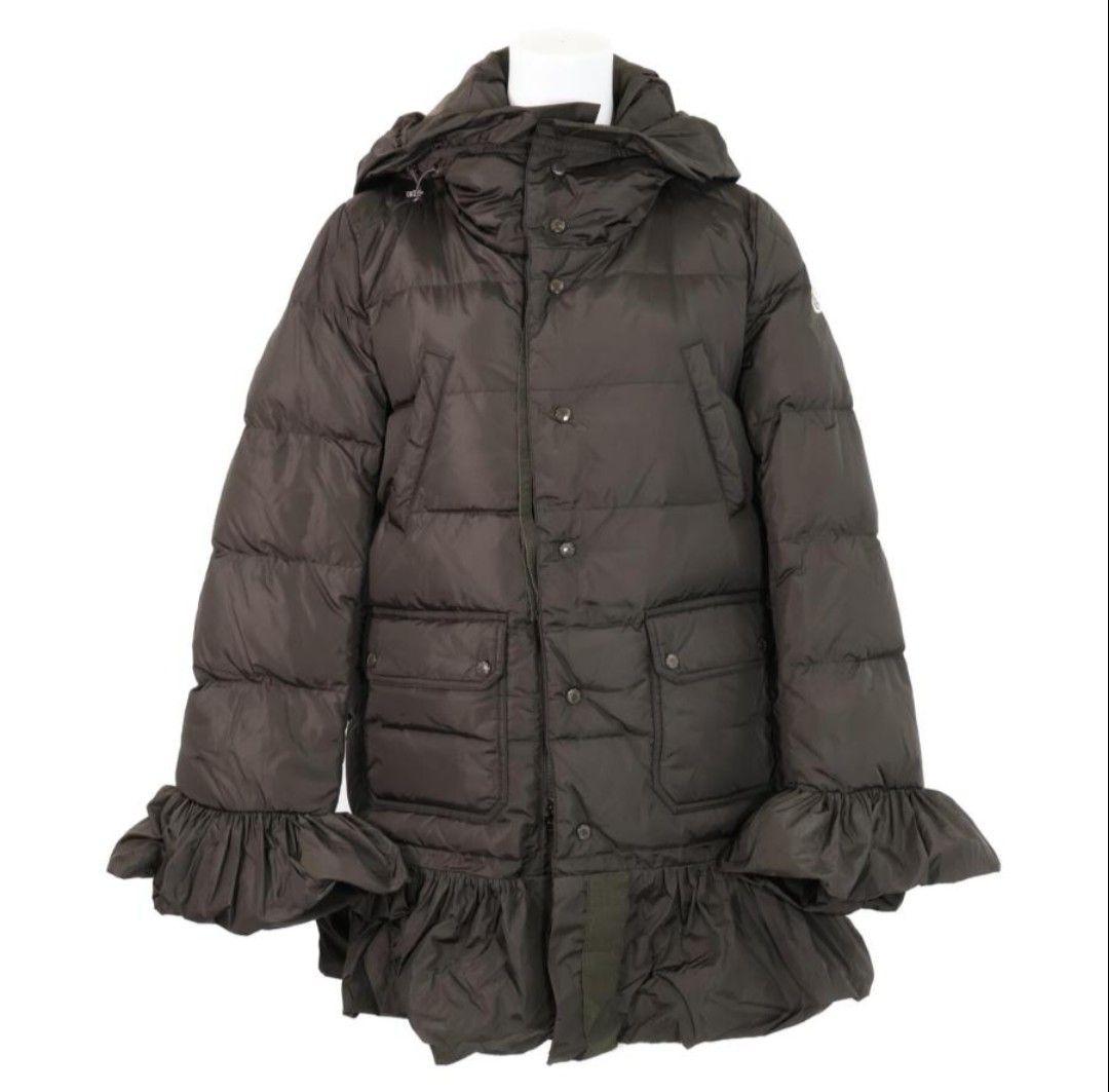 MONCLER　モンクレール フリル　ダウンジャケット カーキ　サイズ0