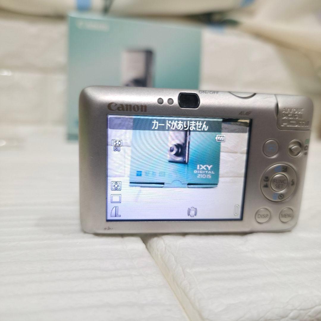 471】デジカメ　Canon IXY DIGITAL 210 IS シルバー