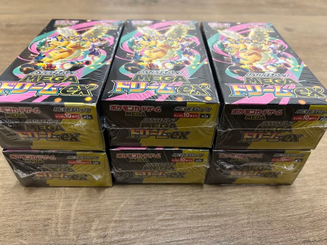 【シュリンク付き】ポケモンカード ハイクラスパックMEGAドリームex 6BOX