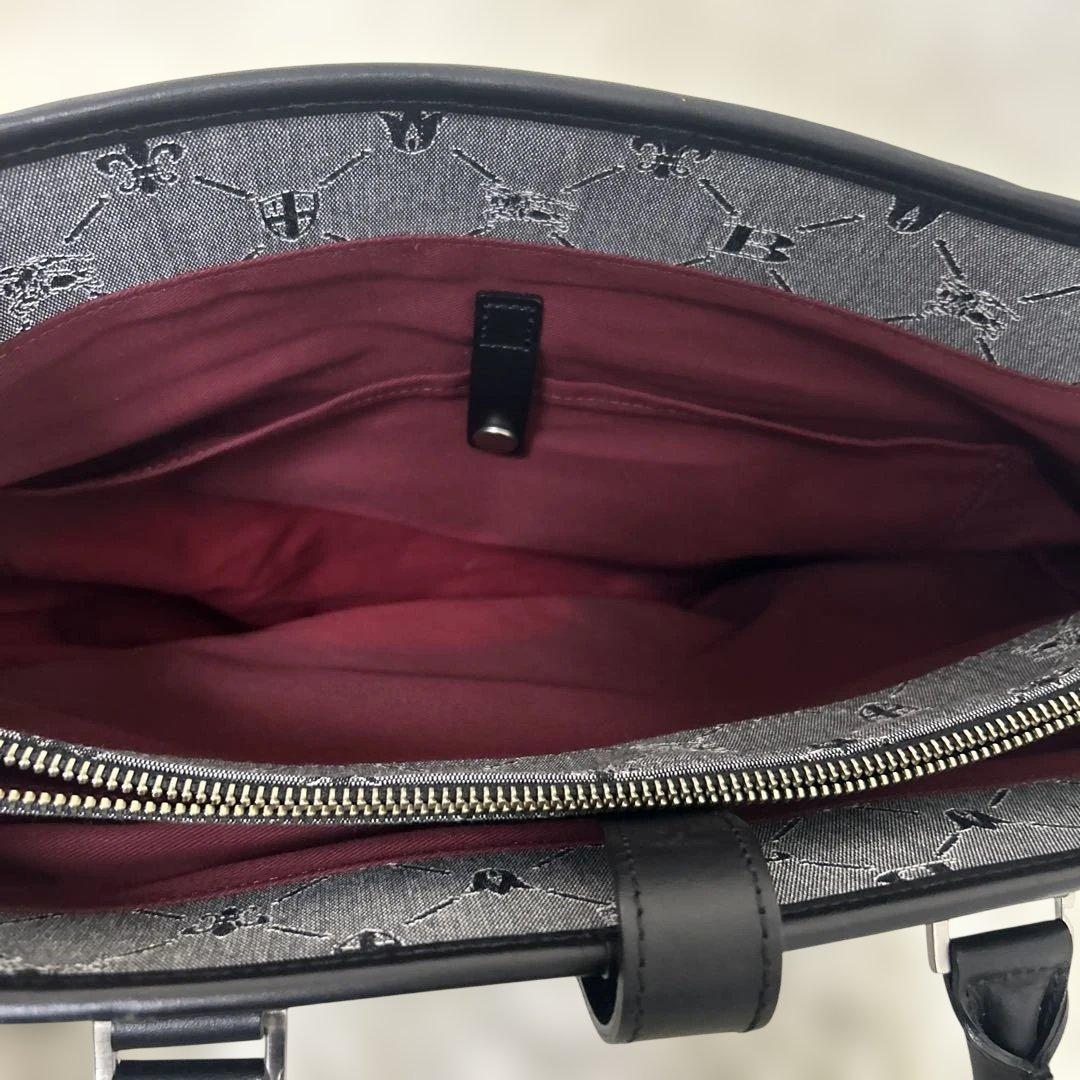 ✨️希少✨️極美品　バーバリーブラックレーベル　モノグラムビジネストートバッグ