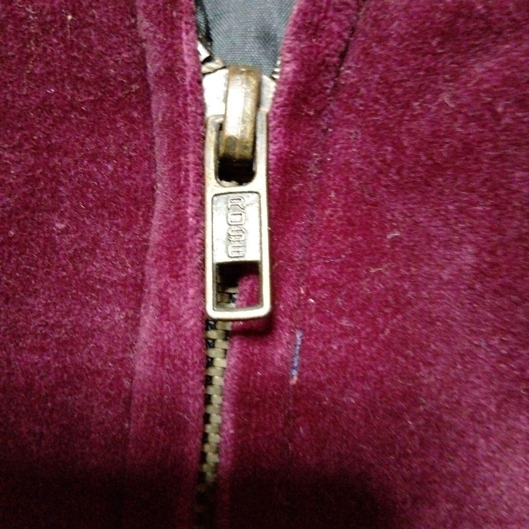 スカジャン別珍和柄龍刺繍ワインレッド【90s】高配色スーベニアジャケット