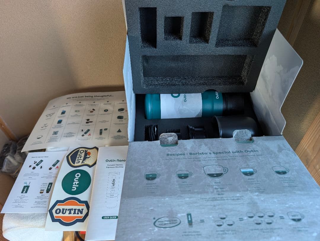 ✨未使用品✨　Outin Nano ポータブルエスプレッソマシーン