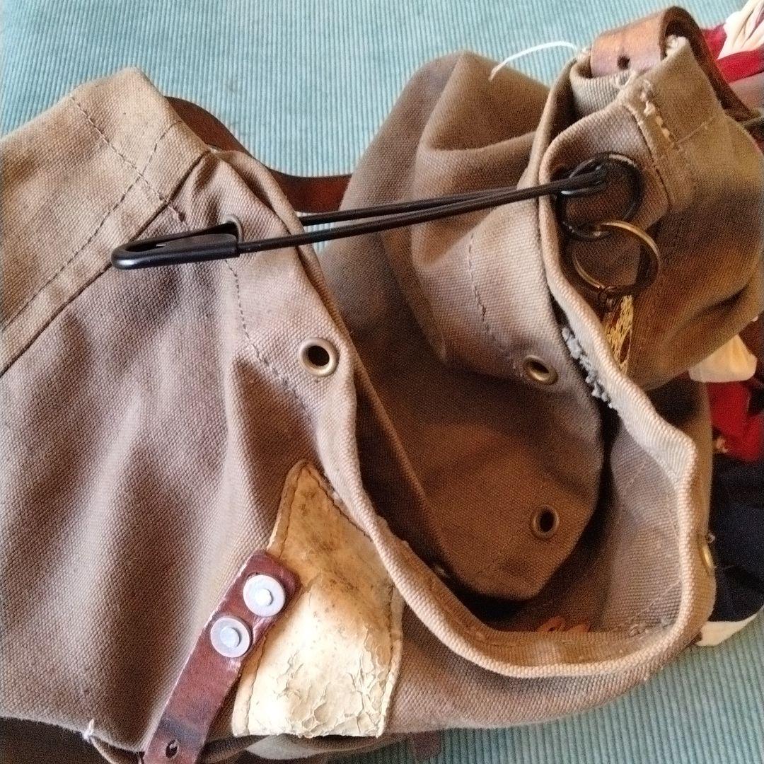 ミリタリーメッセンジャーバッグ 大判アメリカ国旗ストール付