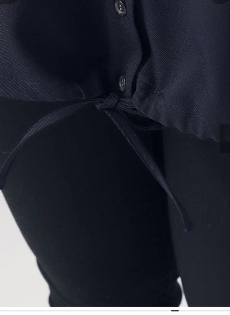 美品JOURNAL STANDARD ウーリッシュツイルタックボリュームシャツ