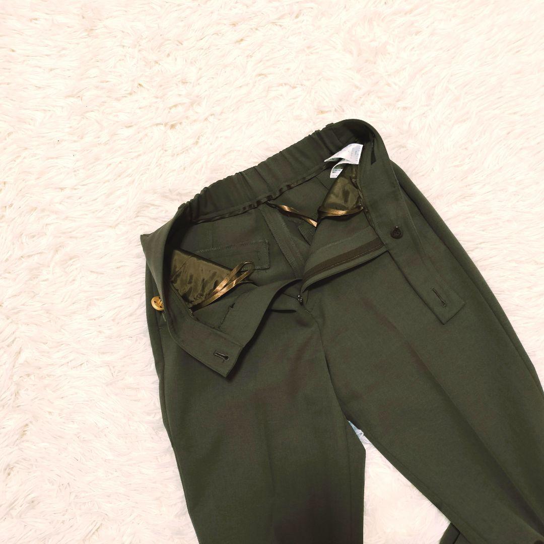 アオキ 2wayストレッチ トロピカルノーカラージャケットセット XS