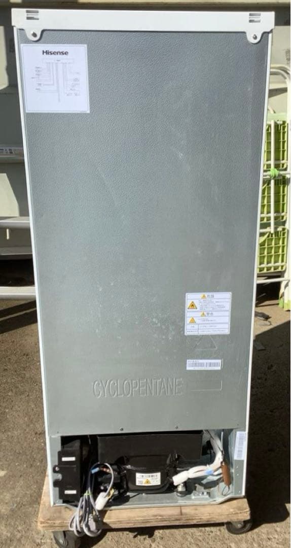 ハイセンス 2ドア冷凍冷蔵庫 HR-G13C-W 135L 2022年製
