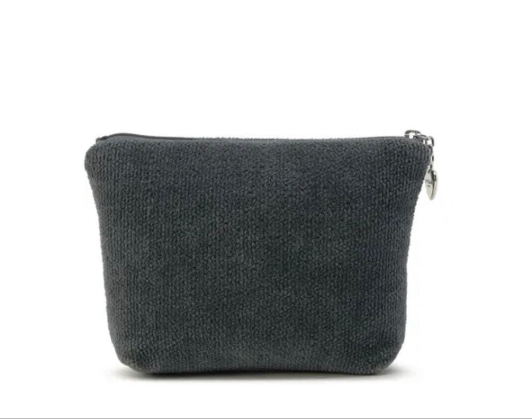 ☆未使用☆ FEILER ラブラリーハート　舟型ポーチM グレー