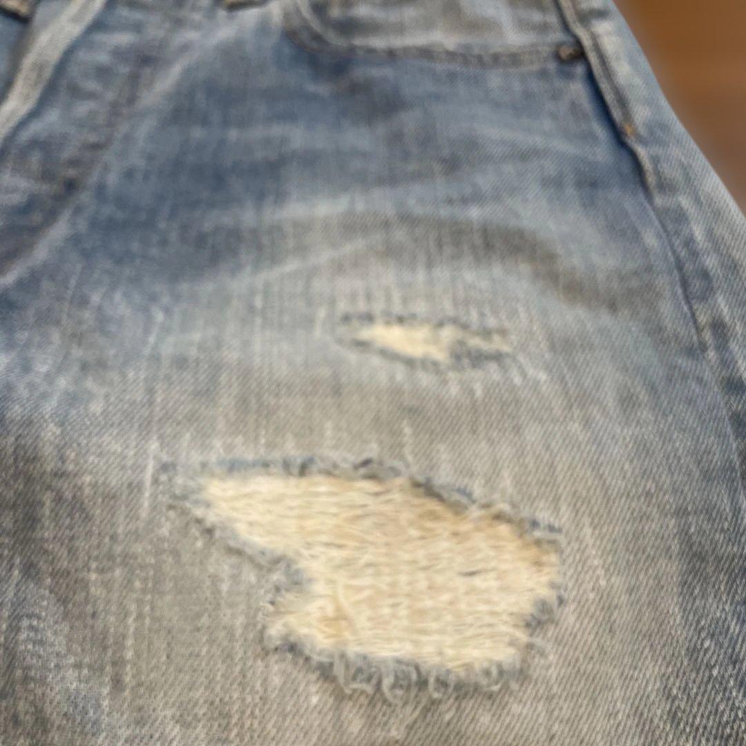 MADISONBLUE ライトブルー ストレートデニム