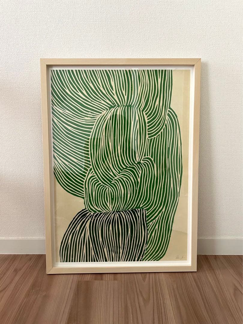 【フレーム付】THE POSTER CLUB Green Ocean 50×70