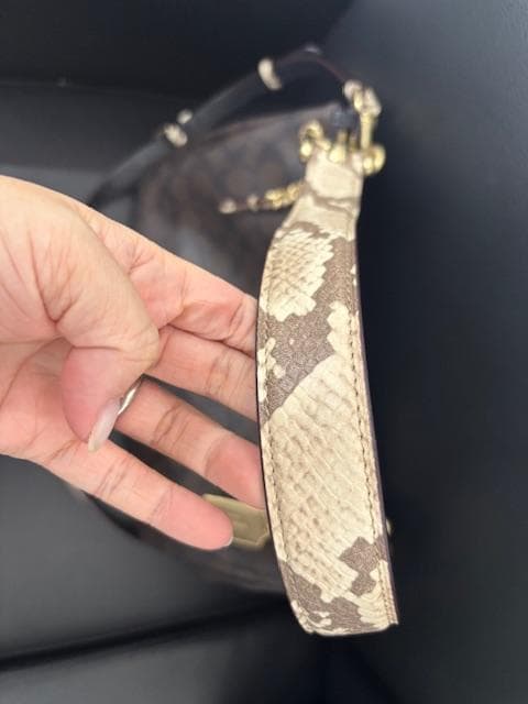 【purin3008】COACH ショルダーバッグ PVC×レザー