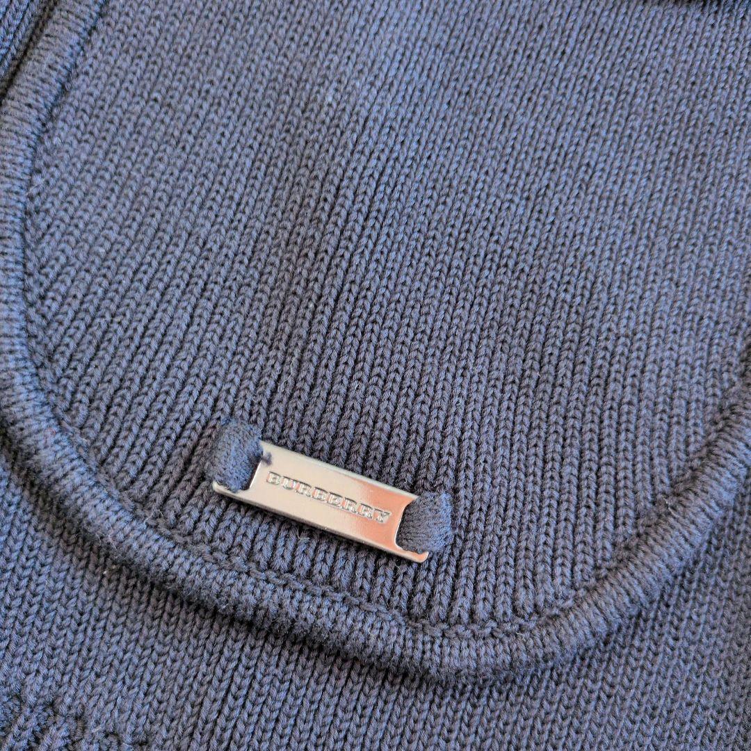 BURBERRY London ネイビー ダッフルコート ニットジャケット