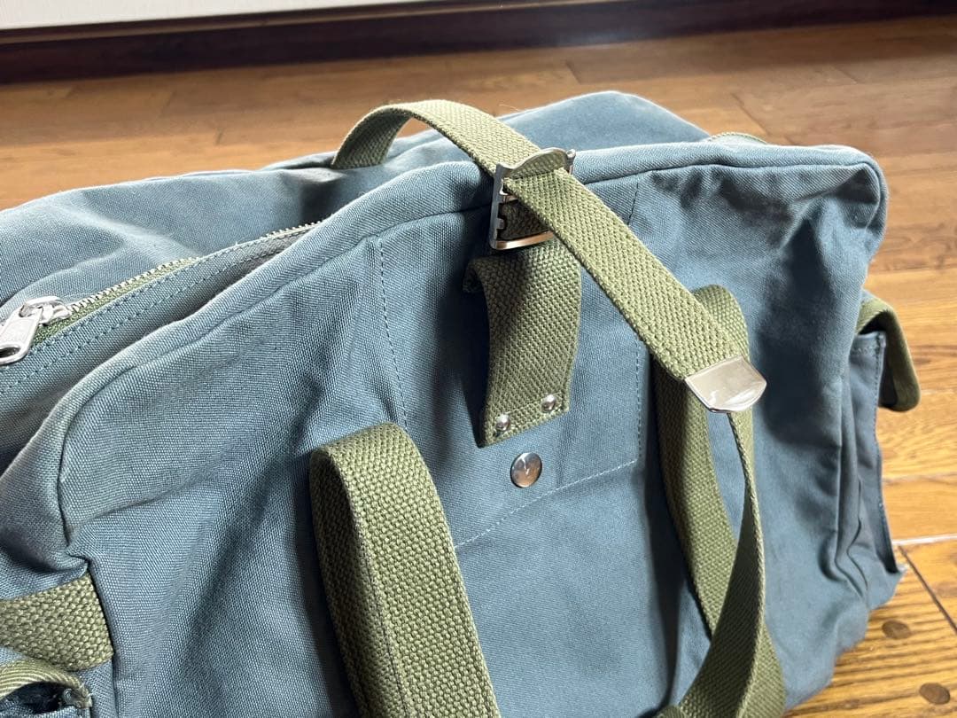 一澤帆布 厚手生地キャンバスボストンバッグ