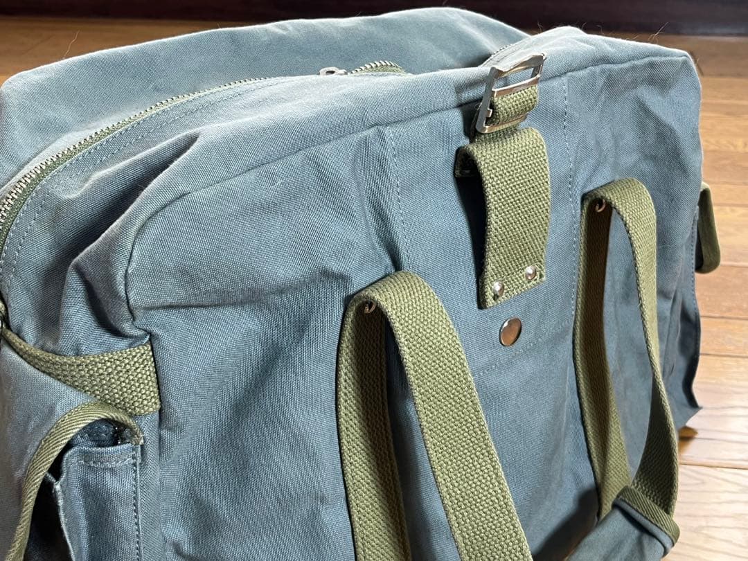 一澤帆布 厚手生地キャンバスボストンバッグ