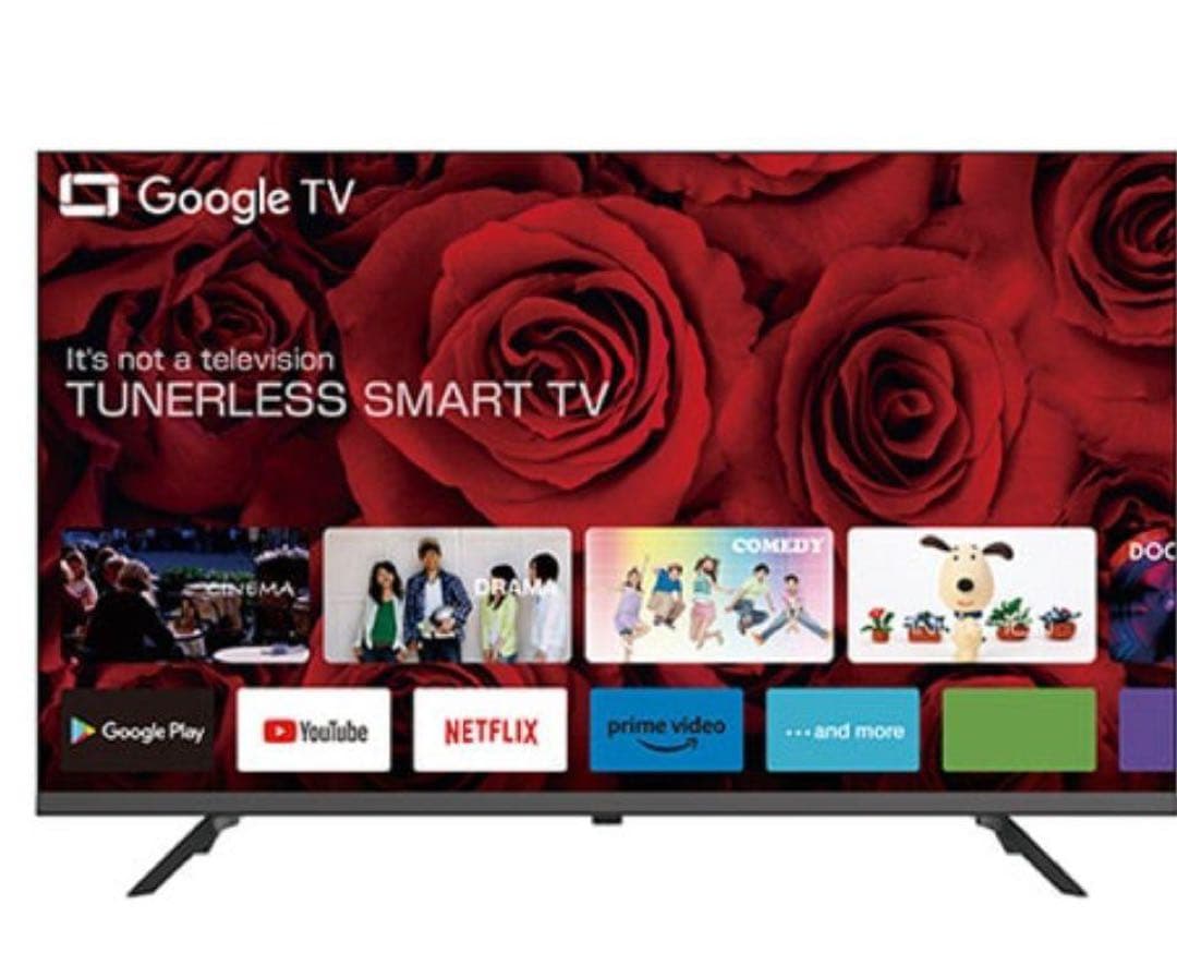 【新品】チューナーレステレビGoogleTV　43型　4K対応