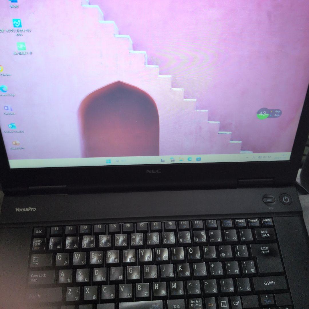 NEC VersaPro WindowsノートPC15.完全整備済品
