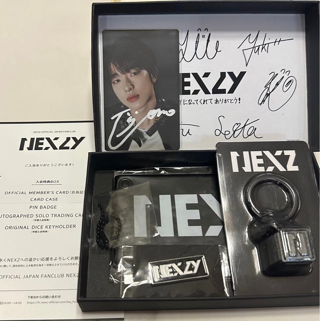 NEXZ トモヤ FC早期入会特典セット 直筆サイン入り
