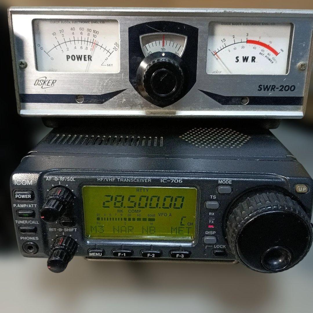 カ*ン様 【ビネガー修理済】アイコム　IC-706 HF/VHFトランシーバー