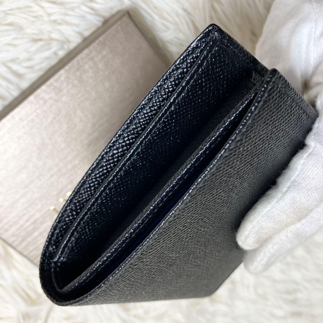 【未使用】ブルガリ 折り財布 ビーゼロワン レザーブラック IC搭載