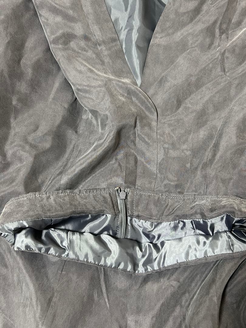 美品　ノーブル キュプラナローAラインスカート