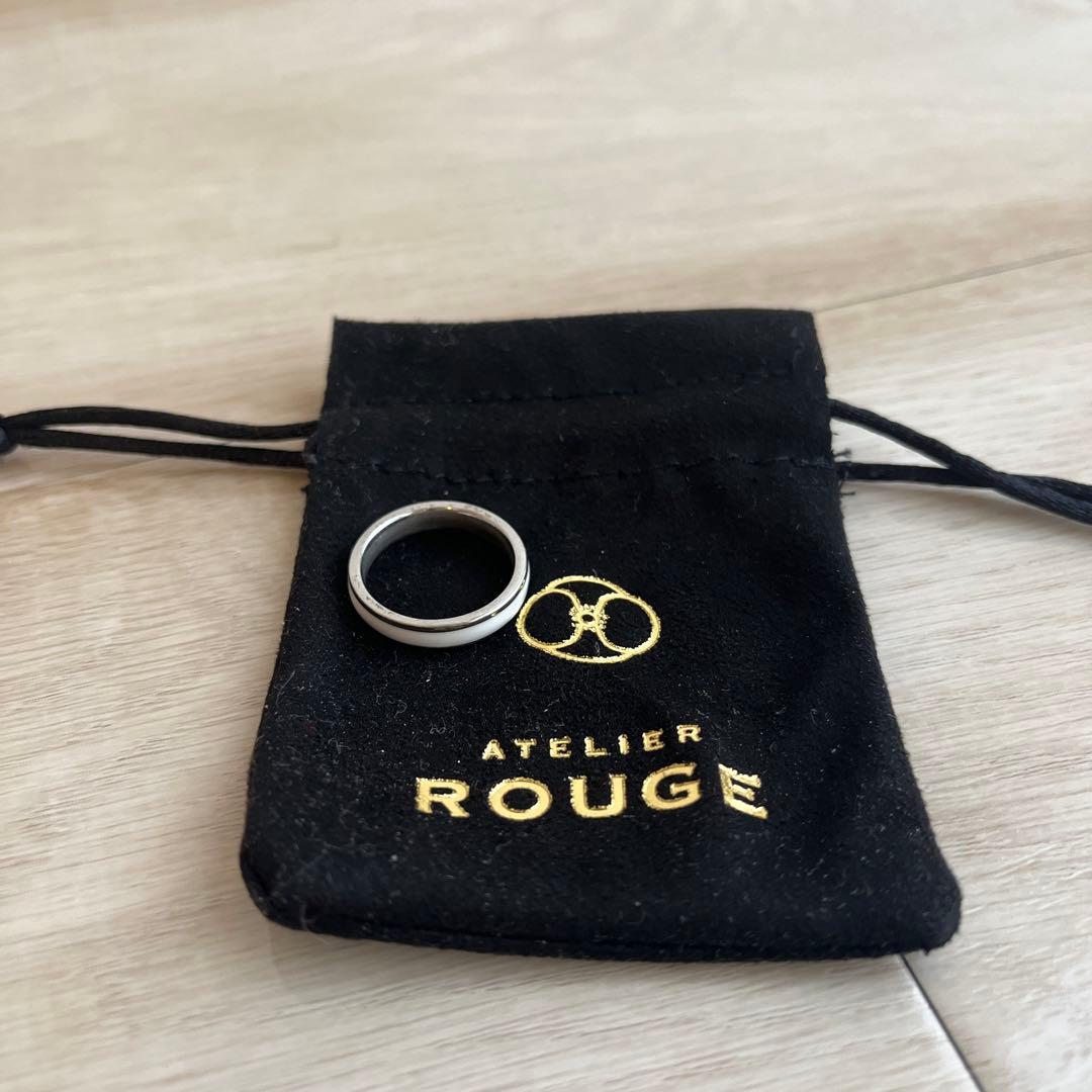 ATELIER ROUGE リング（彩帯;白）