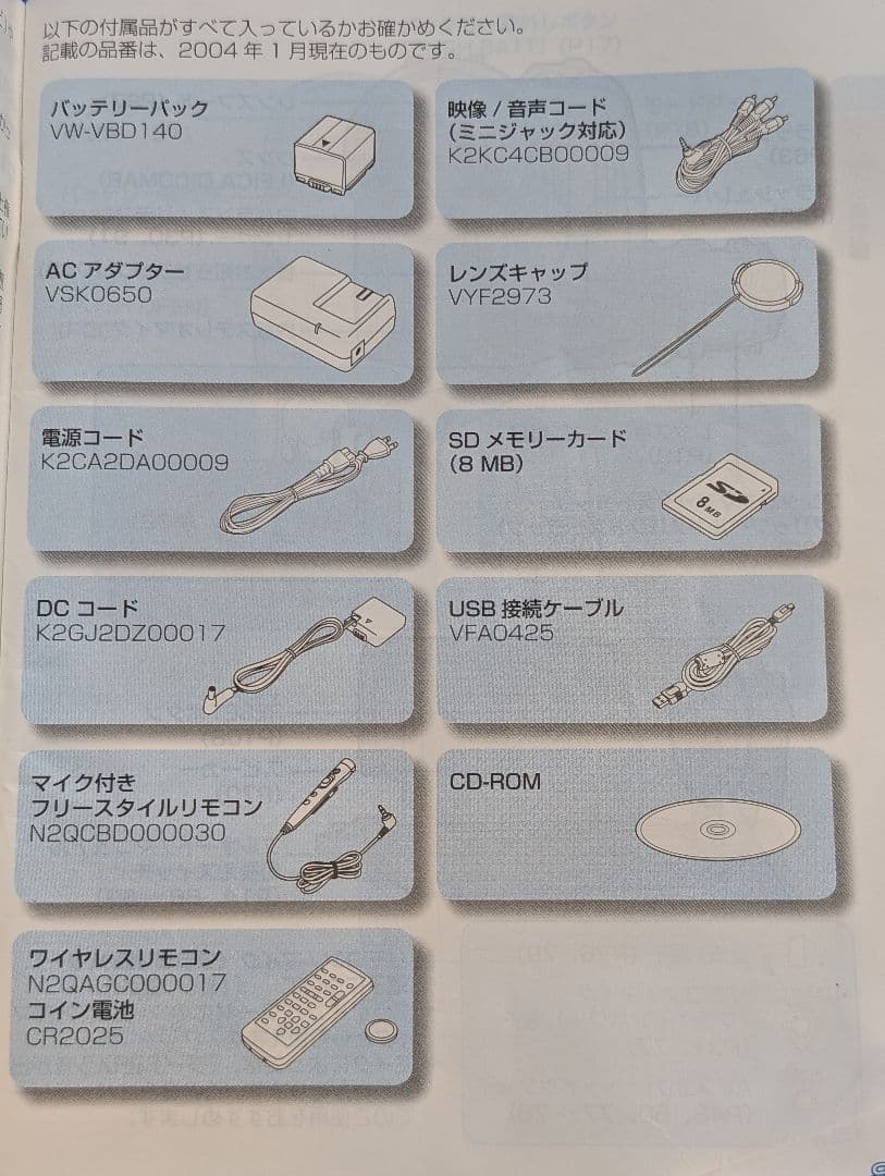 Panasonic　NV-GS200K シルバー　フルセット