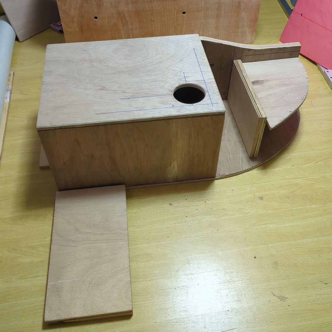 【Hawaii】コンソールBOX棚&保冷庫蓋【ブラックレザー】