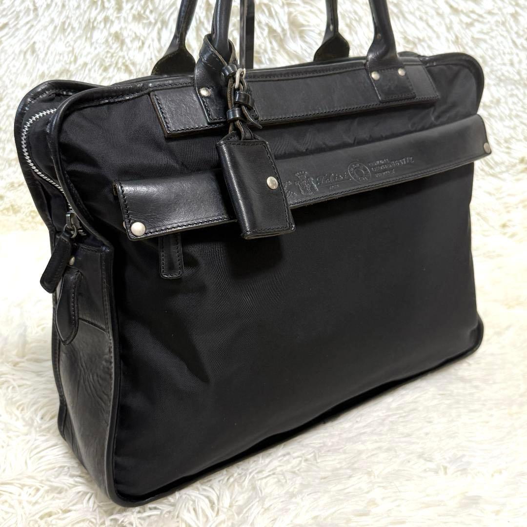 23様✨フェリージ felisi 8637 ブリーフケース ビジネスバッグ 黒