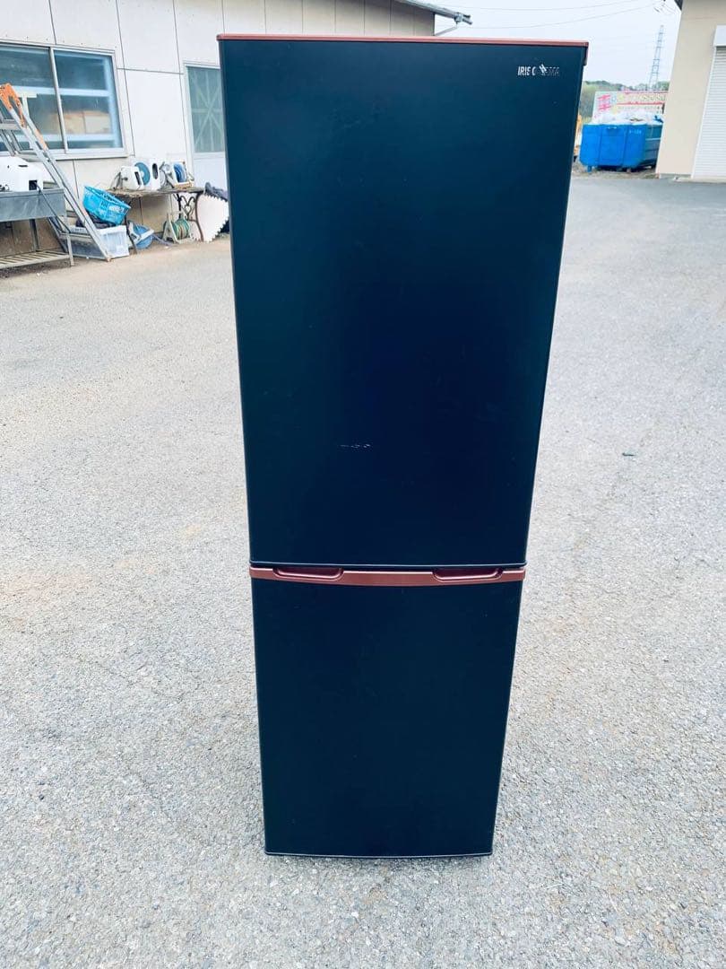 ♻️送料設置無料　アイリスオーヤマ ノンフロン冷凍冷蔵庫　IRSE-H16A-B