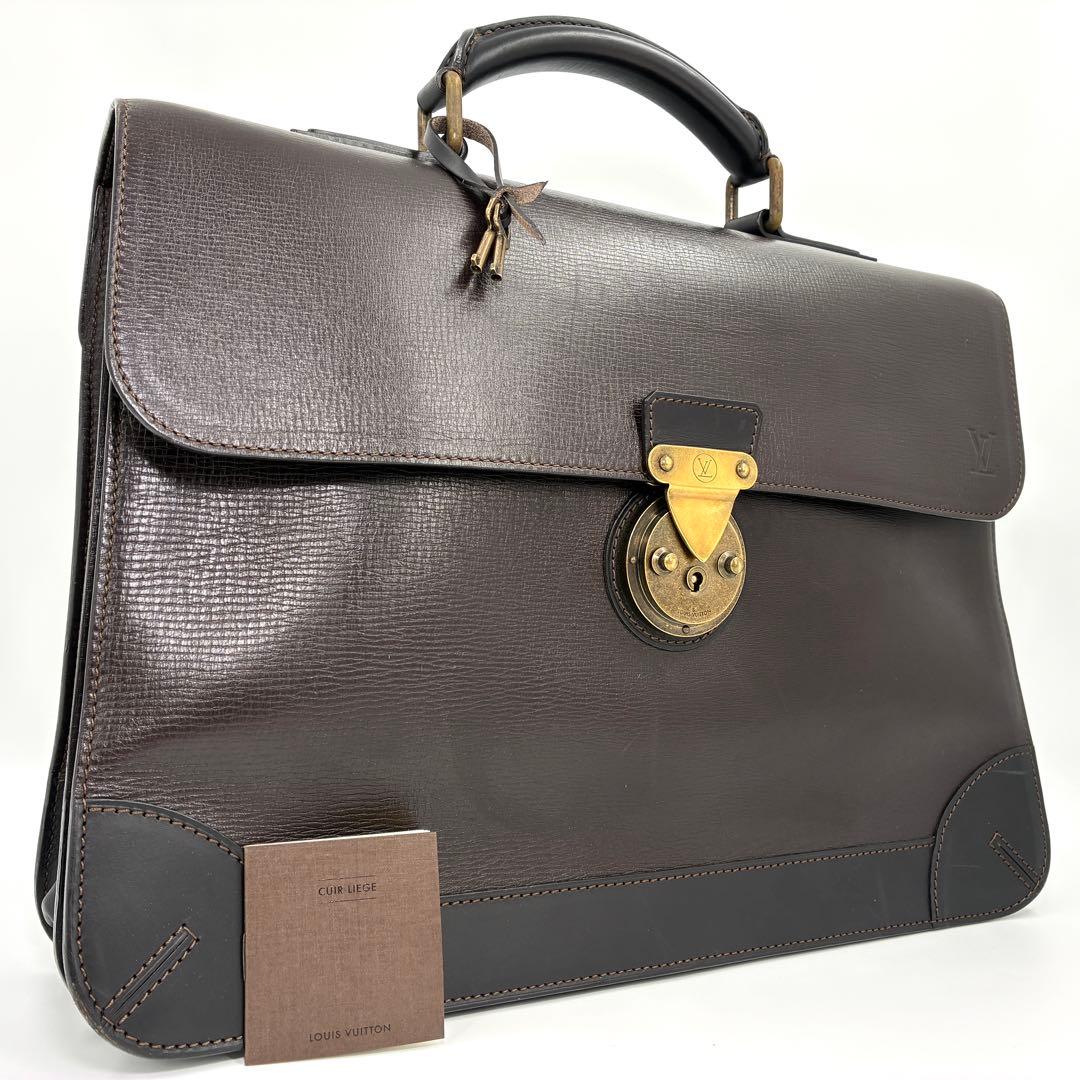 ルイヴィトン ユタ アパシュ カフェ ビジネスバッグ ブリーフケース A4収納