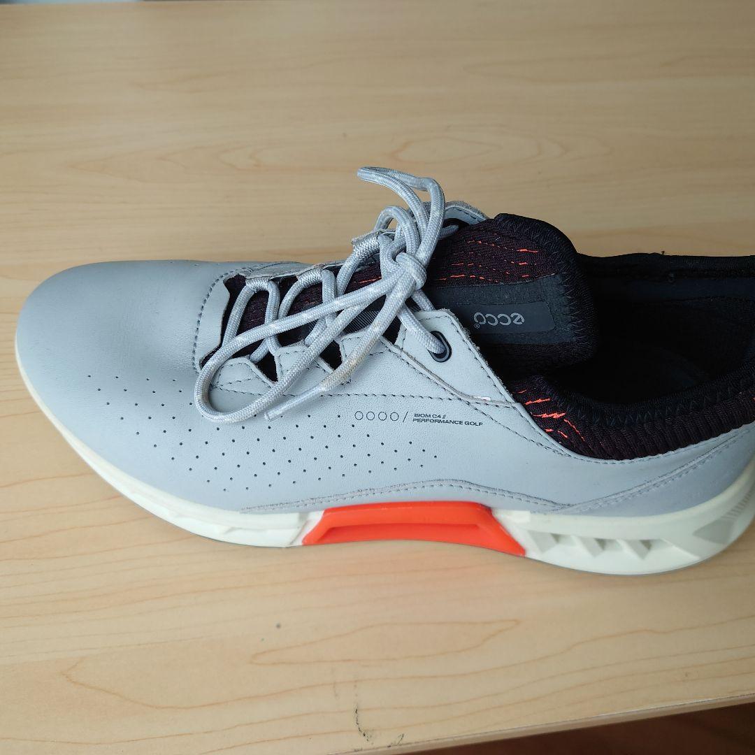 ECCO BIOM C4 ゴアテックス ゴルフシューズ グレー 39