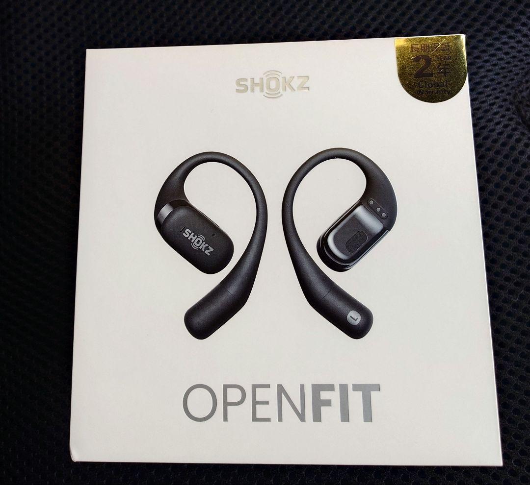 SHOKZ OPENFIT ブラック ワイヤレスイヤホン