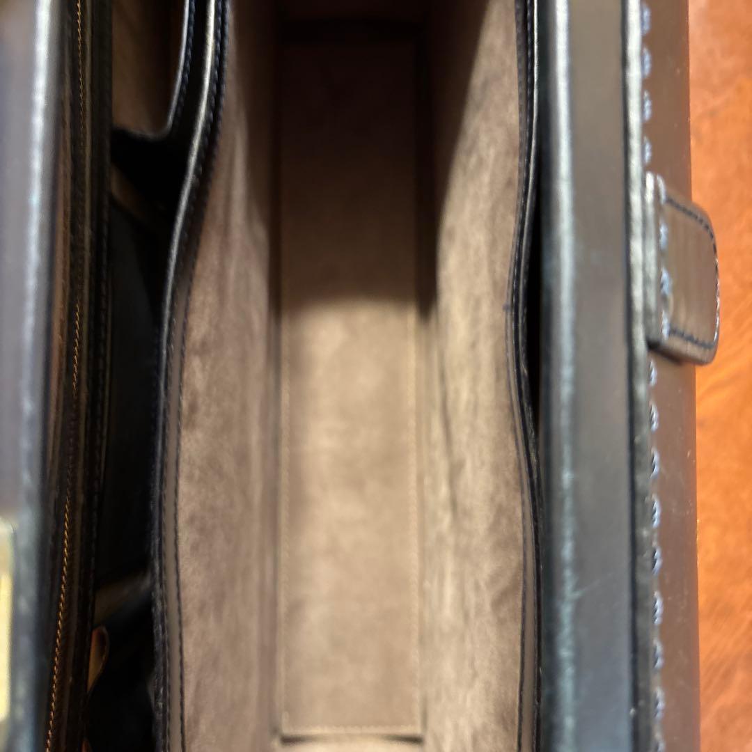 クリスマスセール‼️ココマイスター ダレスバッグ ブライドルレザー ネイビー