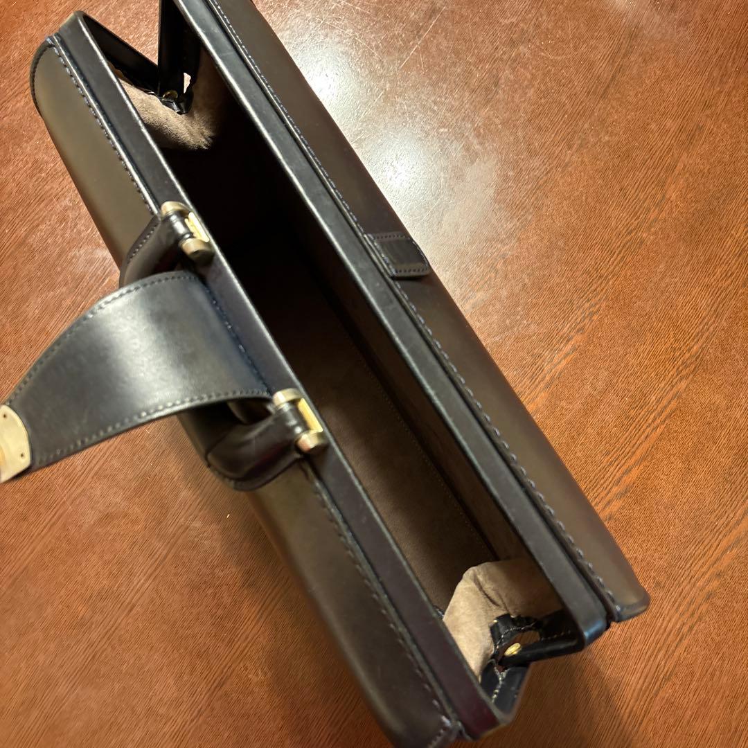 クリスマスセール‼️ココマイスター ダレスバッグ ブライドルレザー ネイビー