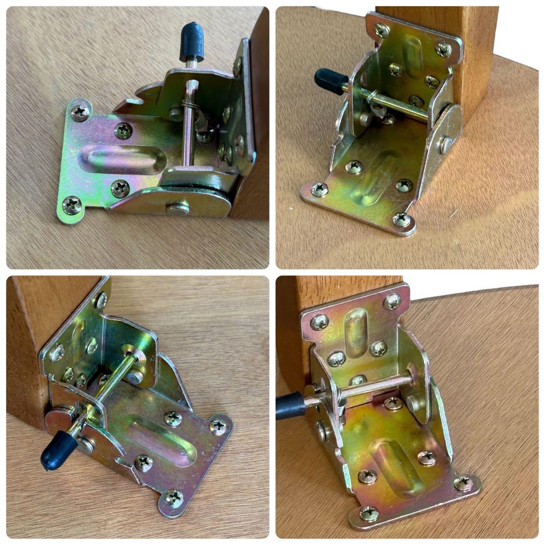 HR786 【木目が素敵な】ちゃぶ台　折りたたみ　円卓　丸テーブル　座卓