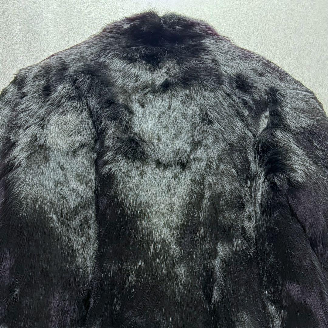 新品未使用タグ付 LAMA LUCENTE 高級毛皮 メンズ ハーフコート