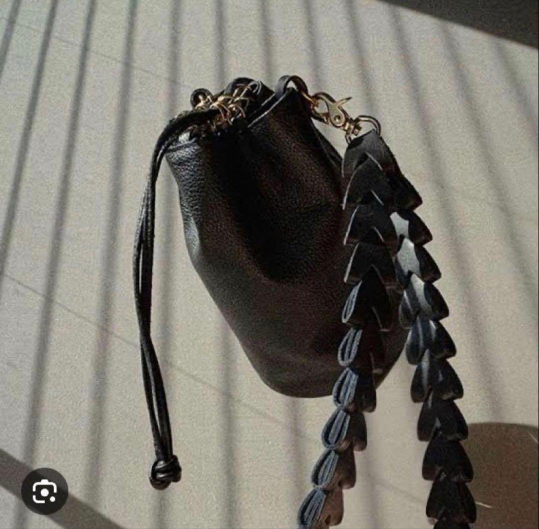 バッグ santaku 4way grain leather shoulder bag